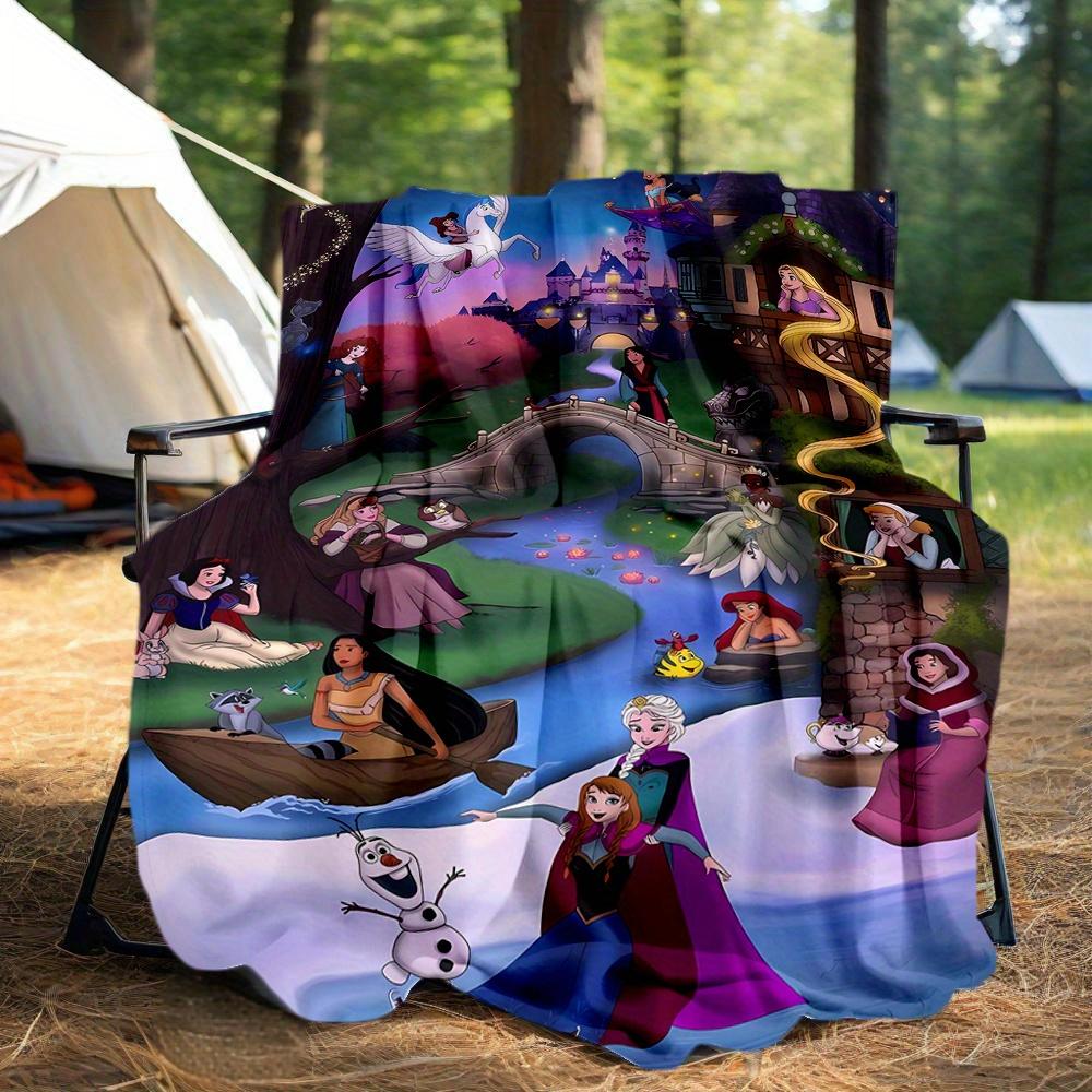 1pc, Disney Princesses and Friends Blanket, Soft and Cozy Home Decor Gift for All Seasons, Perfect