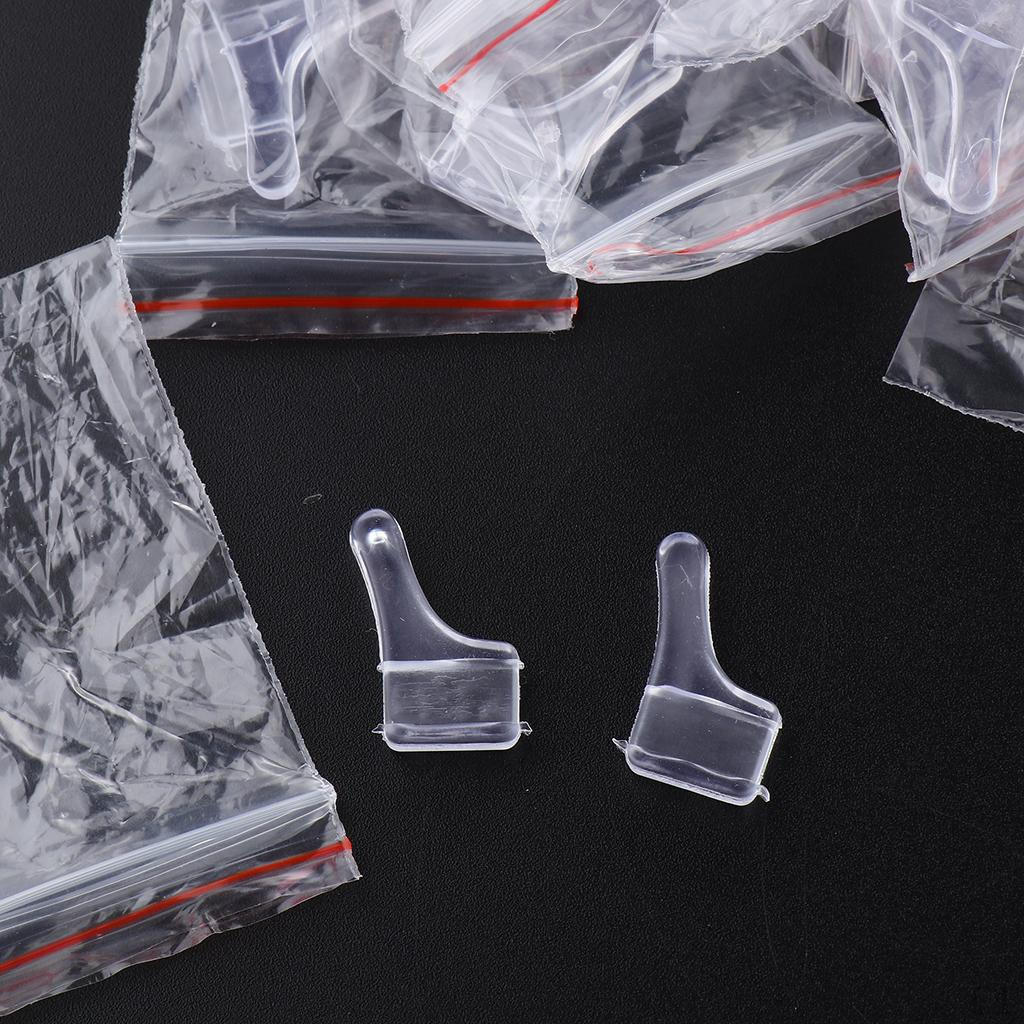 50 Pairs Hook Locks Silicone Eyeglass Straps Sports Hooks for Kids And Adults