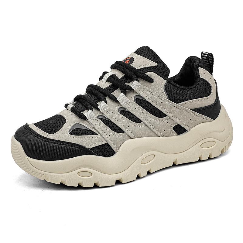 Autumn Dad Shoes Men's New Casual Sports Shoes Fashionable Low-top Mesh Breathable Forrest Gump Shoes Lightweight and Versatile Men's Shoes