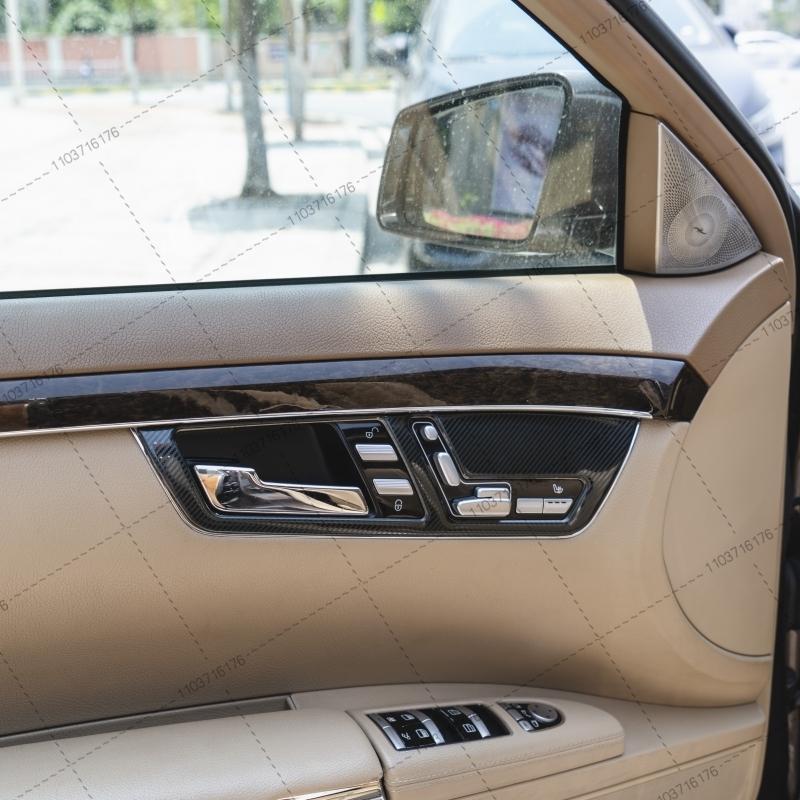 Modified Door Handle Adjustment Panel Decorative Strip for Mercedes Benz W221 S300 S350 S450 S500 S600 Accessories