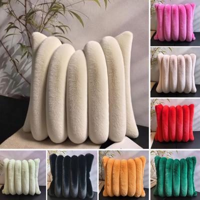 Throw Pillowcase Super Soft Comfortable Sofa Pillowcase Replaceable Design Easy Maintenance Soft Cushion