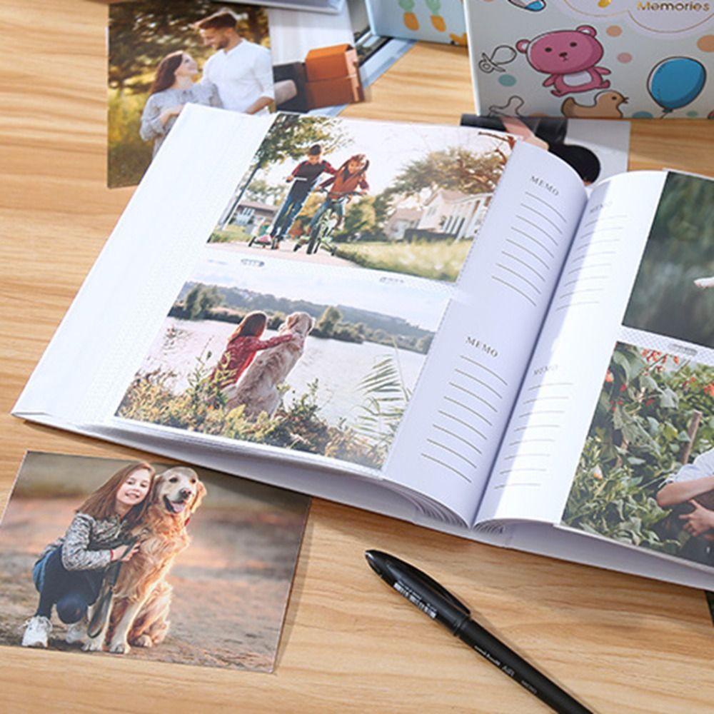 200 Photo Pockets Baby Growth Photo Album High-capacity 6-inch Photo Album  Friends
