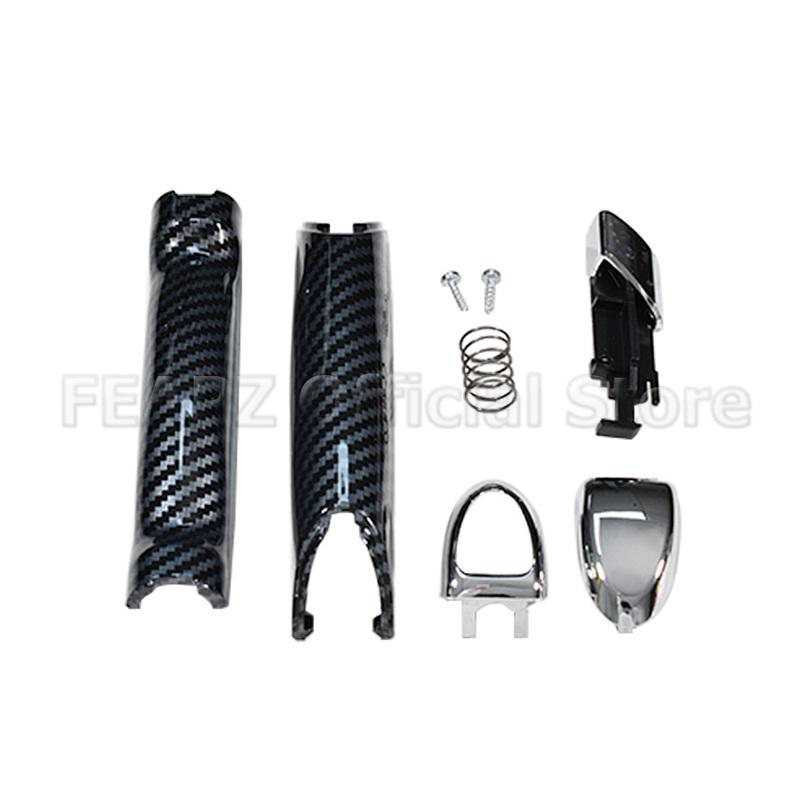 Carbon Fiber For Ford Galaxy S-MAX 2006-2015 Car Easy Install Parking Handbrake Stop Handle Lever Repair Kit 1774992 Auto Parts