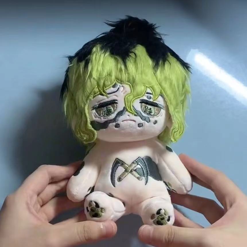 20cm Stuffed Anime Kimetsu No Yaiba Demon Slayer Giyuutarou Monster Figure Plush Dress Up Cotton Doll Cosplay Toy Surprise Gifts