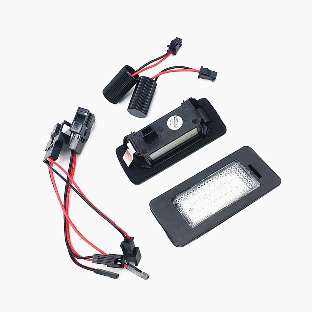 

Светодиодная подсветка номерного знака Canbus без ошибок для A1 A4 B8 4D 5D A5 S5 2D 5D A6 S6 для VW Golf Passat светодиодная подсветка номера