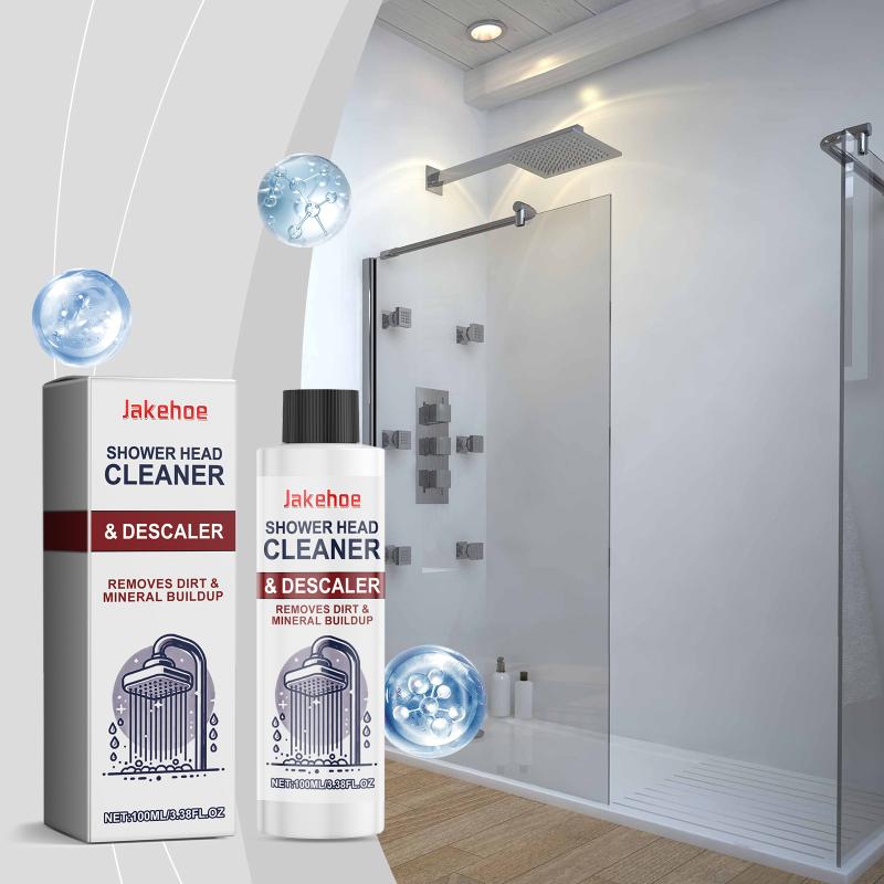 Shower Head Descaler and Polisher Quickly Removes Tough Stains Enables Stronger Water Output For Bathroom Use