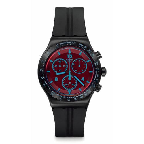 

Swatch CRIMSON MYSTIQUE YVB417 Men s Watch, Black