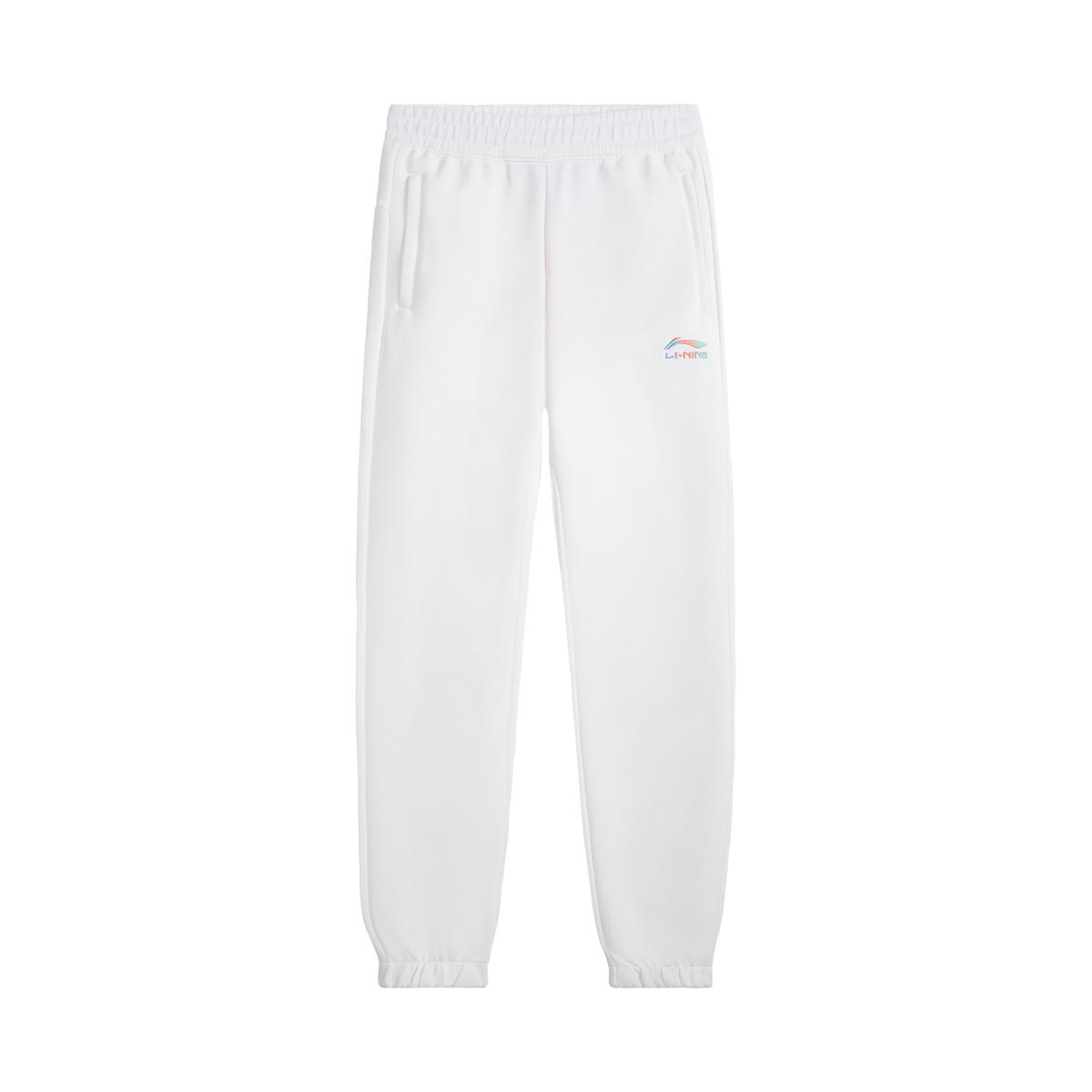 Li-Ning Повседневные Простые Модные Универсальные Однотонные Спортивные Штаны Женские брюки AKLVD12-2 S
