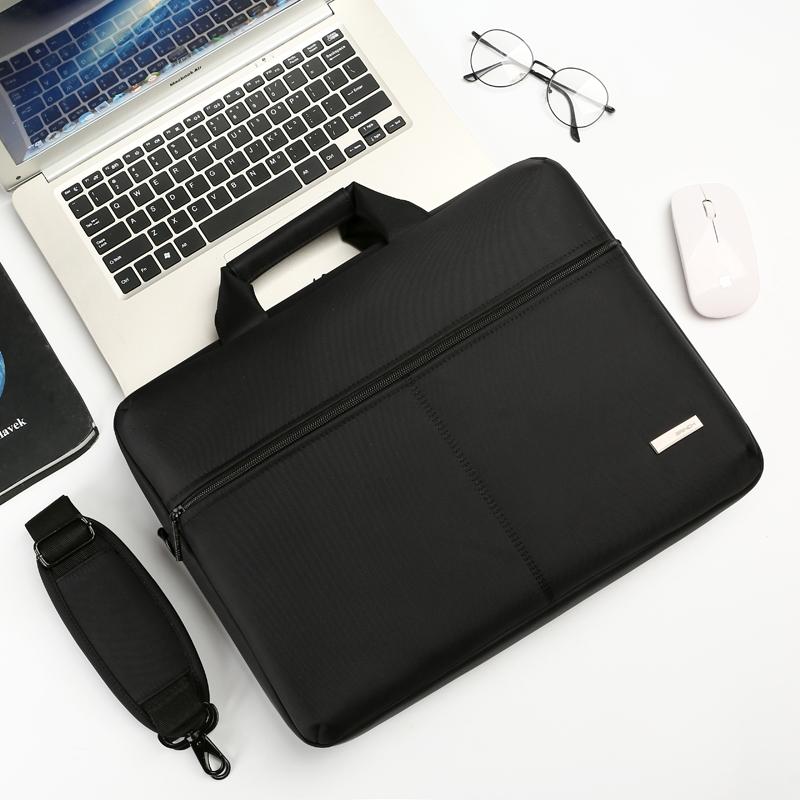 BRINCH Laptop Bag 14/15 Inch Business Water-Resistant Large Capacity Handheld Computer Bag Compatible with Huawei And Lenovo Laptops
