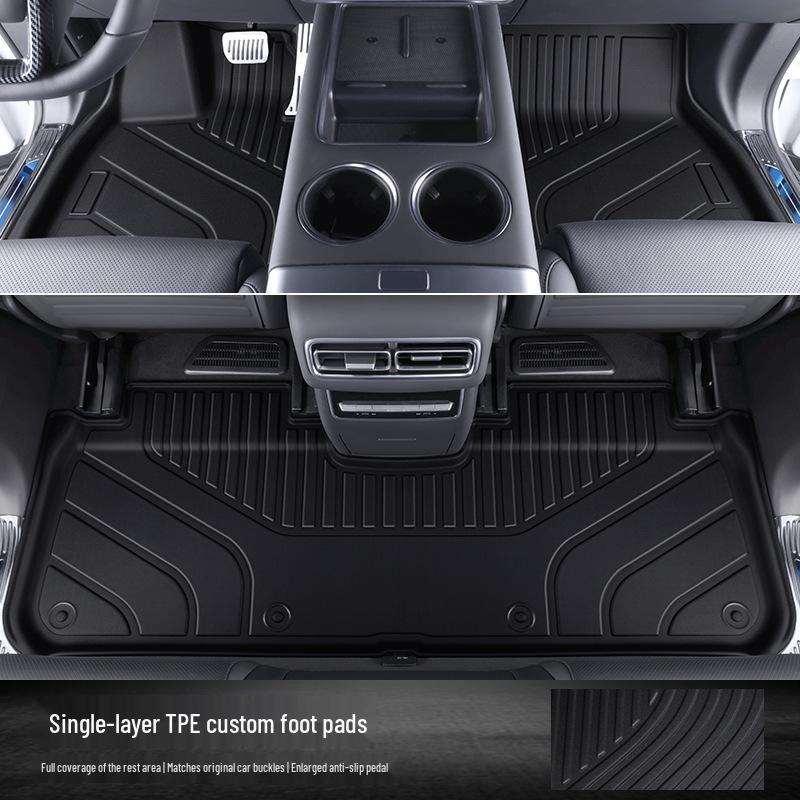 Full Coverage TPE Floor Mats for 2024 Li Auto L7 Car Accessories