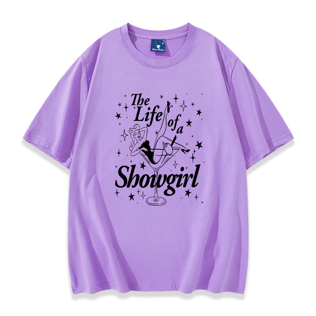 Showgirls Life T Shirt In My Showgirl Era T-Shirt New Album 2025 Shirt Country Music Fan Gift Men Women Streetwear Hip Hop Tops