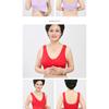 Plus Size Wire Free Vest Style Comfortable Thin Sports Bra For Mature Women