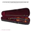 Summina 4/4 Full-Size Violin Case, Triangular, Hard & Super Lightweight, with Shoulder Strap, for Stradivarius Burgundy Violins