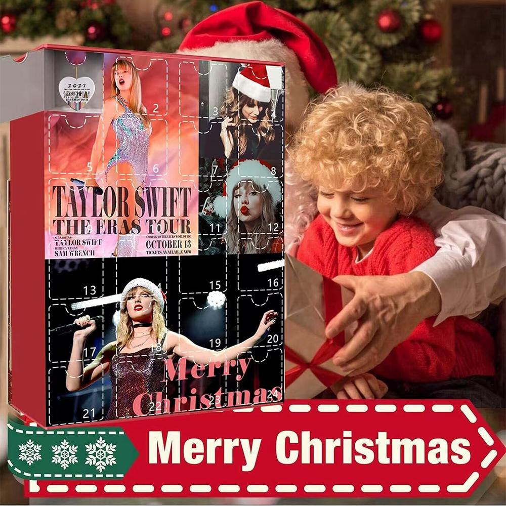 Kalendarz Adwentowy Taylor Christmas 24 Dni Niespodzianka Bombki Choinkowe Prezent dla Fanów