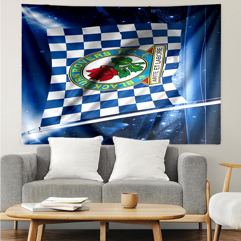 Blackburn Rovers Tapestry Accessories Playroom Tapestry, for Bedroom,Livingroom, dormitory Room Wall Decor Fan Birthday Gifts