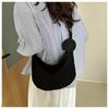 Nylon Clutch Bag for Women Fashion Solid Color Shoulder Crossbody Purse Trendy Daily Casual Handbag KTB