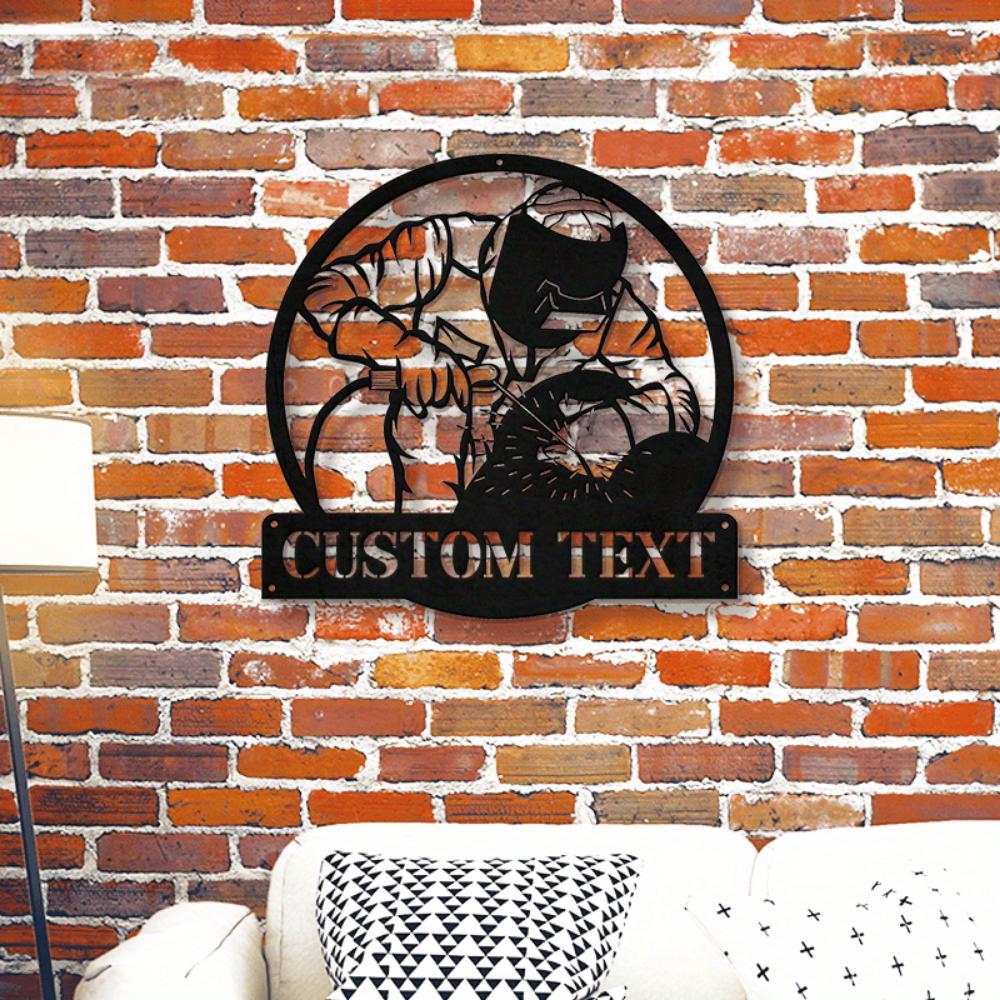 Exclusive Custom Welder Metal Sign Garage Workshop Wall Decor Heavy Duty