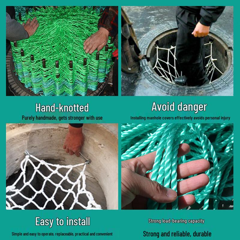 Polyester Anti-Fall Manhole Safety Net