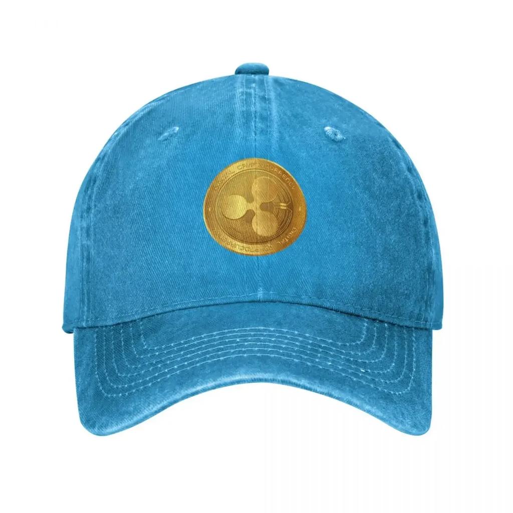 XRP Cryptocurrency  XRP LOGO Baseball Cap Sunhat Bobble Hat Trucker Cap Hip Hop Sun Hats For Women Unisexs