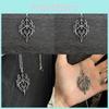 Castle Pendant Necklace With Alloy Drop Shape And Cross Or Star Motifs For Men And Women