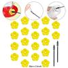 20pcs Bird Water Feeder Bottle Replacement Flower Hummingbird Feeder Accessoires Garden Outdoor Plastic Flower Pet Bird Supplies