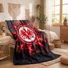 Eintracht Frankfurt Fußball Druck Flanell Decke Weich Warm Sofa Bett Überwurf für Zuhause Büro Schlafzimmer