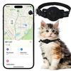 Cat Locator Collar Lightweight Adjustable Real Time GPS Tracking Outside Reflective Strips For Night Safety Enhance Pet Safety