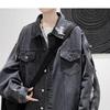 2025 New Retro Denim Jacket Men's Tide Autumn Korean Version Trend Versatile Handsome Hong Kong Style Casual Jacket