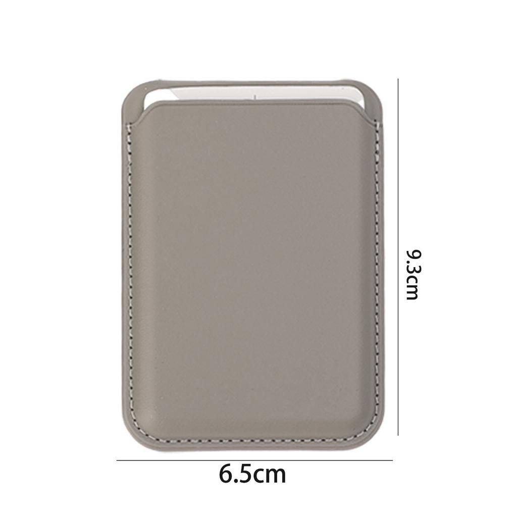 Leather Card Holder Magnetic Wallet for Magsafe Multifunctional Magnetic Phone Pouch Stand for IPhone 17 Air 16 Pro 15 14 13