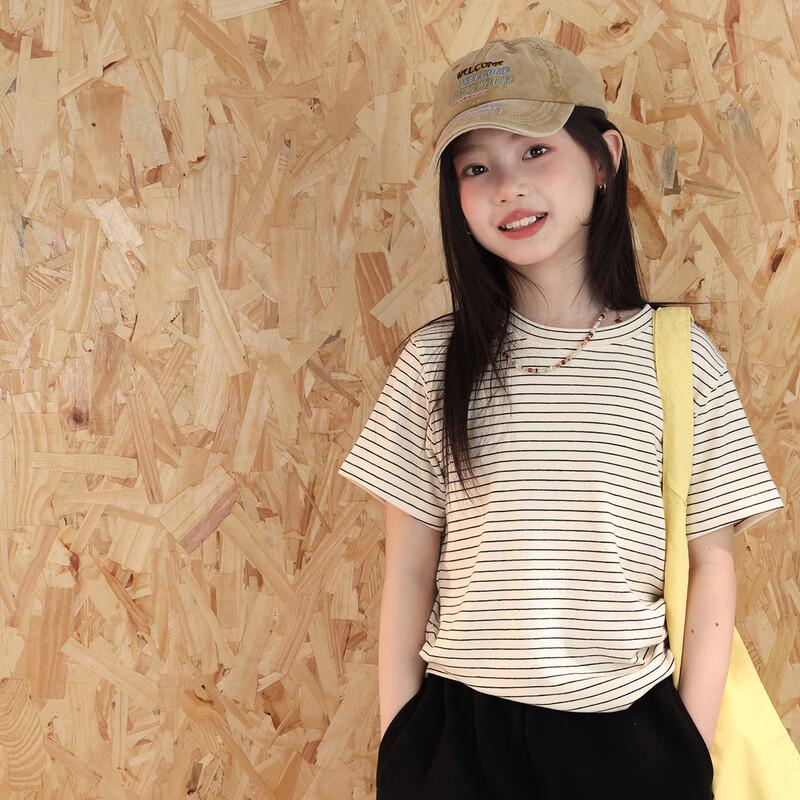 NAIYOUKIDS Children's Striped Short Sleeve T-Shirt