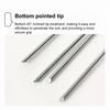 100 Pcs Landscape Staple Galvanized Steel Garden Stakes U-Shaped Pins for Geotextile Lawn Patio Landscaping Fabric Barrier Irrigation Tubing