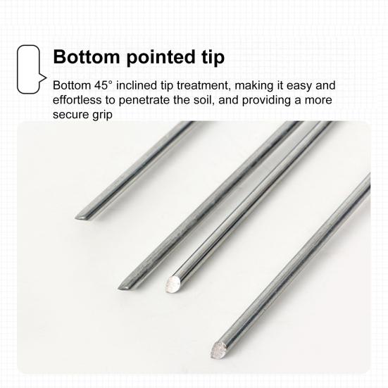 100 Pcs Landscape Staple Galvanized Steel Garden Stakes U-Shaped Pins for Geotextile Lawn Patio Landscaping Fabric Barrier Irrigation Tubing