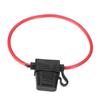 10 Stück DC 12V 40A Standard Flachsicherung Inline Sicherungshalter Spritzwassergeschützt für Auto Motorrad