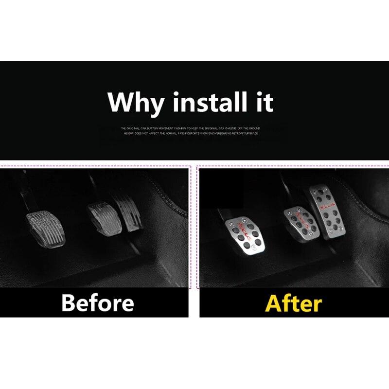 Auto Fußpedale Abdeckung Für Ford Focus 2 3 4 MK2 MK3 MK4 2007-2016 2017 Kraftstoff Beschleuniger bremspedal Kupplung Pedale Pad Zubehör