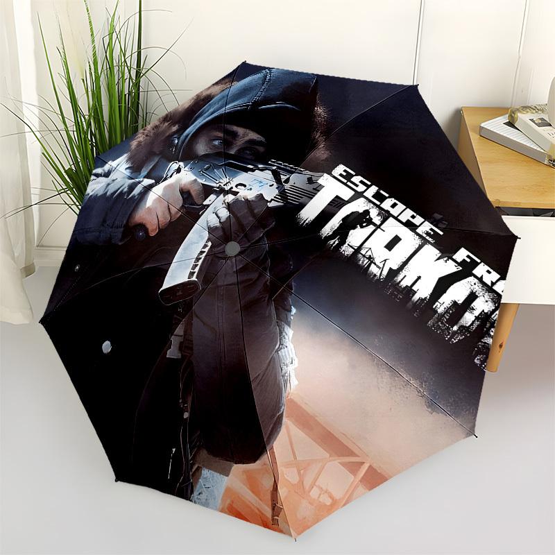 

Escape, Tarkov Automatic Opening and Closing, 8 rib Structure Portable Umbrella, Suitable for Men and Women in All Seasons Perfect Gift for