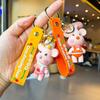 Trendy Transforming Bear Keychain Cute Pvc Bag Accessory Ideal For Gifts And Collectibles