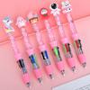 Cute Cartoon Multi-Color Ballpoint Pen - Creative Student Stationery Supplies