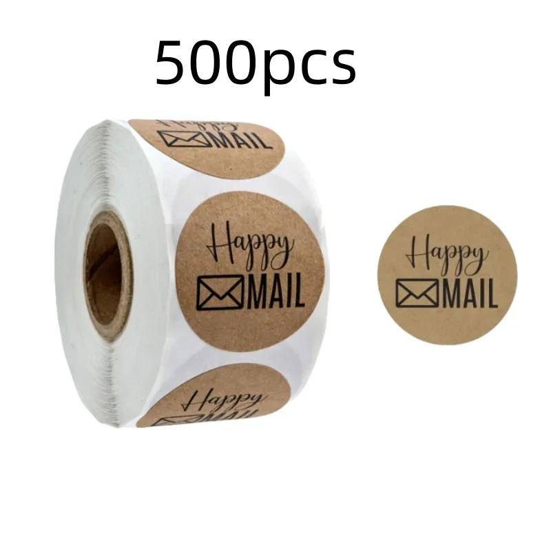 500Pcs Love Heart Stickers Roll Cute Heart Shaped Seal Labels for Scrapbooking Craft Birthday Party Gift Packaging Stationery