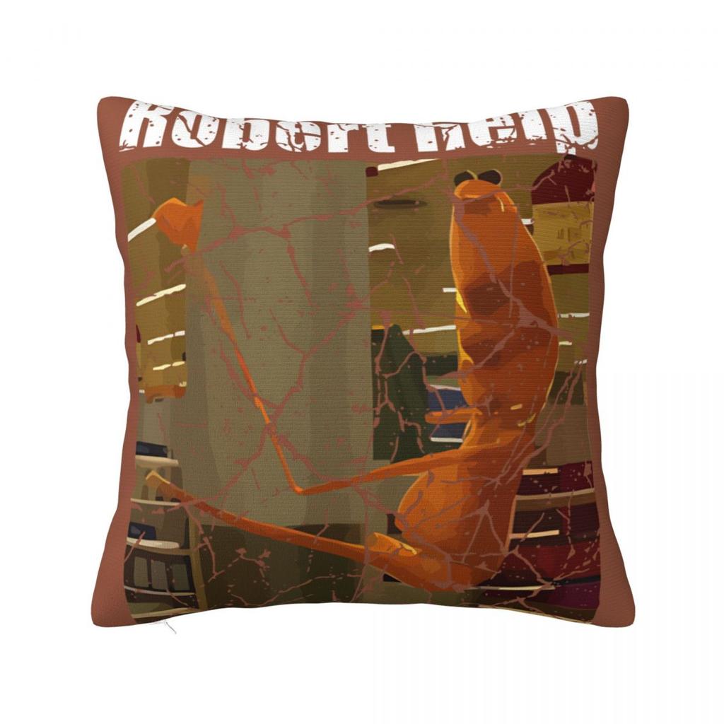 Marcus The Worm Robert Help 5861933095.6072 Square Pillow Cases Cushion Cover Custom Zippered Decorative Pillowcase For Home 18"