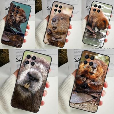 Animal Castor Para Samsung Galaxy M55 M15 M13 M33 M53 M20 M30s M31s M12 M32 M52 M11 M51 M14 M34 M54 Funda