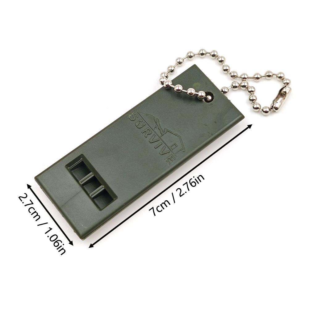 1-5 Dreifrequenz-Überlebenspfeife für den Außenbereich, Überlebens- und Rettungsausrüstung für den Außenbereich, hochfrequente Trainerpfeife