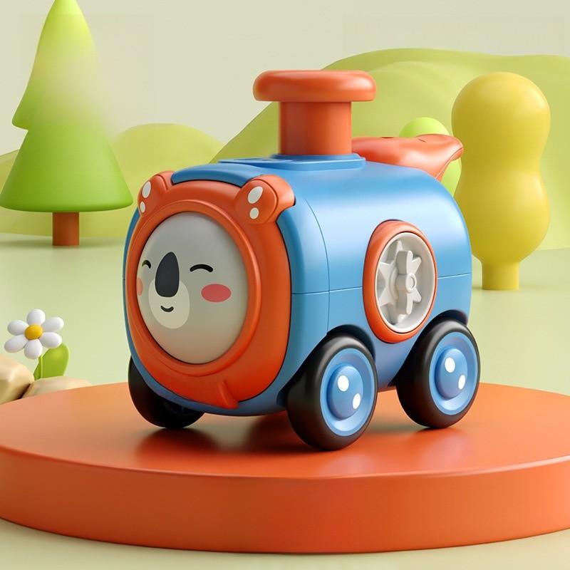 Dinosaur Pressing Whistle Inertia Car With Interactive Play For Kids Ages 3 To 6