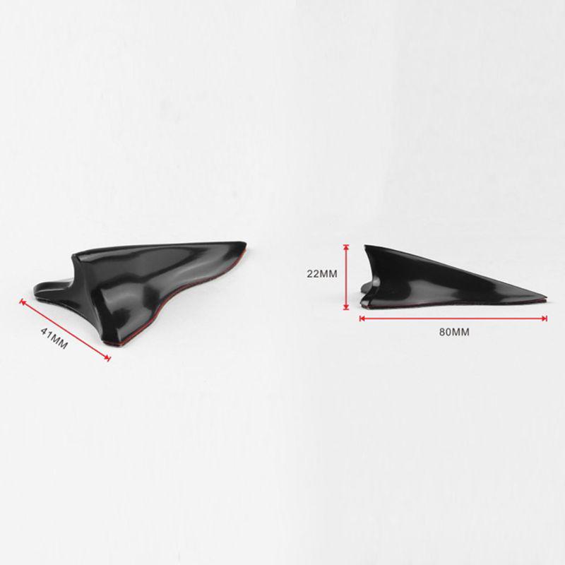 Auto LKW SUV Universell Heckfenster Dach Haifischflosse Spoiler Haifischflosse Diffusor Wirbelgenerator Auto Dachspoiler Stoßstange