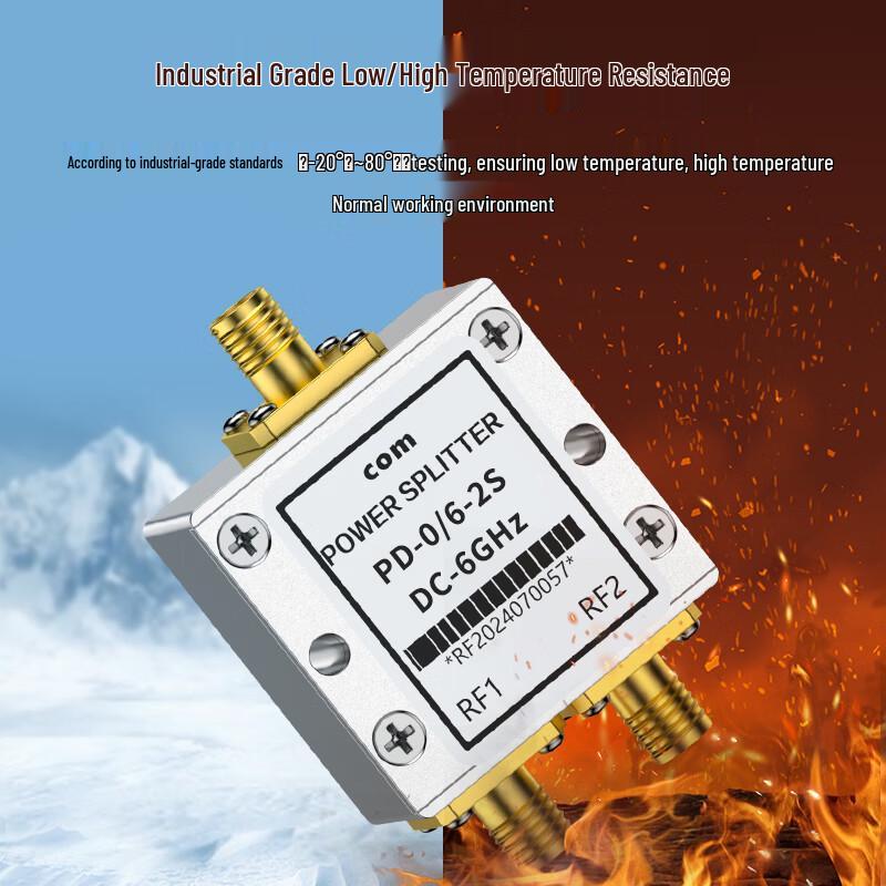 SMA 1-to-2 RF Power Splitter/Combiner (0-6GHz)