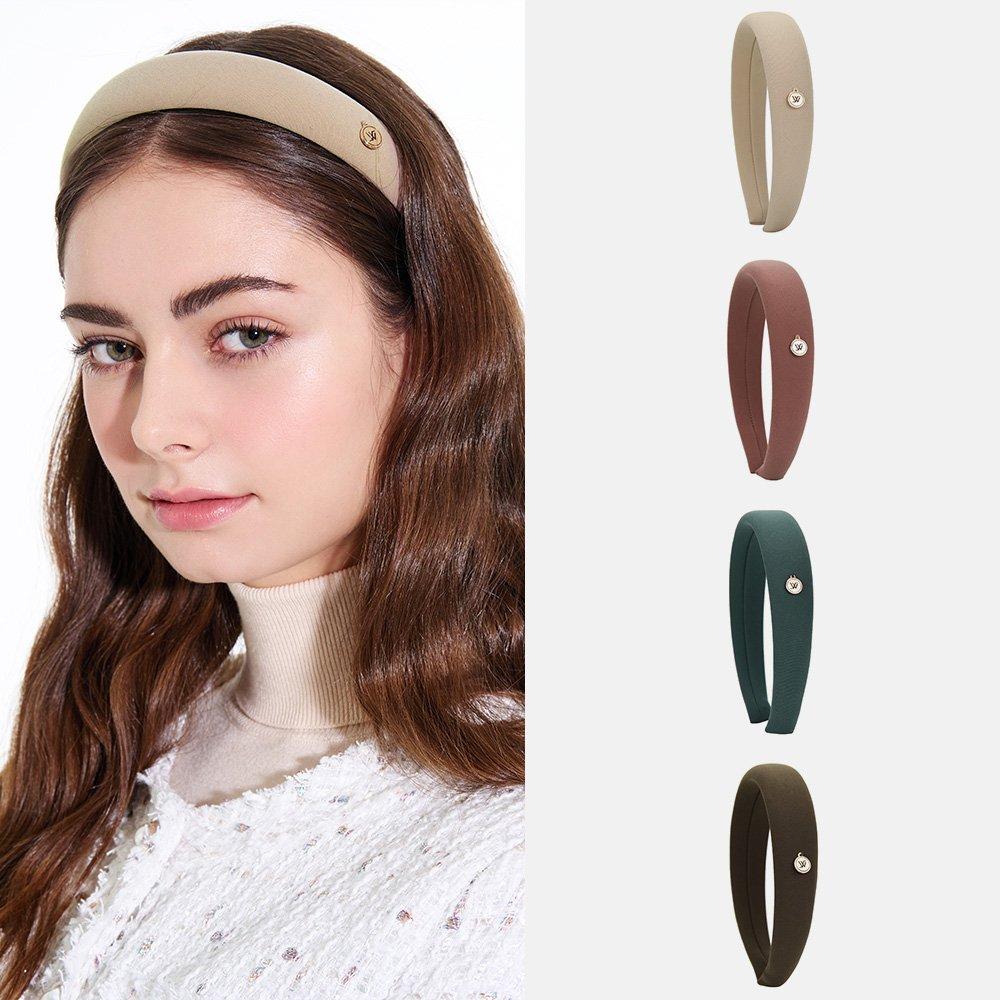 

Basic Solid Hairband Thalia (4 Colors) dark brown