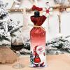 Christmas Wine Bottle Cover Non-woven Sequins Santa Claus Snowman Ornaments For Home Xmas 2026 New Year Party Table Decor