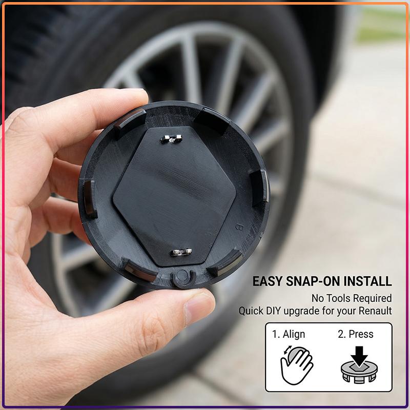 4Pcs 56MM Car Badge Emblem Wheel Center Hub Caps Rim Hubcap Cover for Renault Dacia DUSTER Megane 2 3 Clio 4 Captur Kadjar Fluence