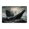 The Terror  The Horror Of Far Harbor Great Old One Rising Out of the Depths Metal Home Design Personalized Tin Sign Poster
