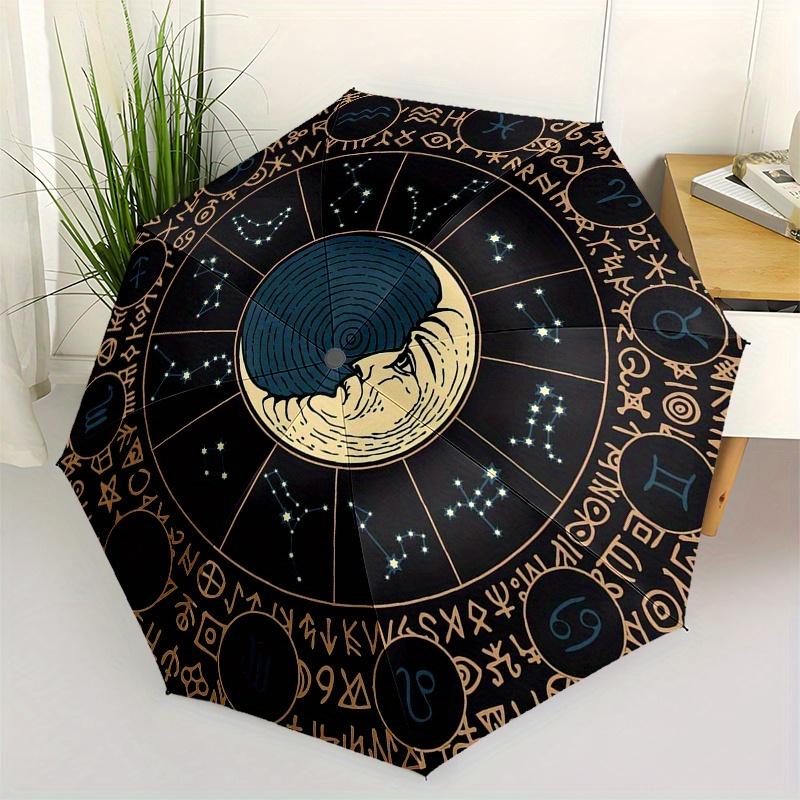 Astrology Zodiac Wheel Tapestry Wall Hanging Decor Umbrella, Christmas Gift Y387