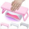 Comfortable Nail Arm Rest Foldable Plastic Nail Hand Rest Manicure Arm Rest Stand Hand Pillow Nail Art Accessories